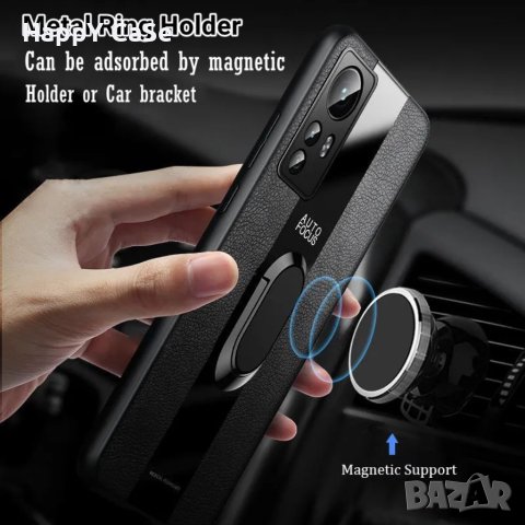 Xiaomi 13T Pro / 13 Lite / 13 / 13 Pro / PORSCHE Кожен кейс с пръстен, снимка 3 - Калъфи, кейсове - 40207112