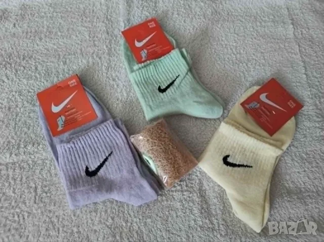 Промо комплект 980- 3 бр. чорапи Nike къс конч+сапун тиквени влакна, снимка 2 - Комплекти и лотове - 56132576