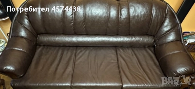 Качествена Холна Гарнитура - Еко Кожа - Меки мебели, снимка 11 - Дивани и мека мебел - 52254770