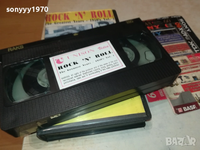 UNISON ROCK N ROLL-ORIGINAL VHS VIDEO TAPE 0810250855, снимка 12 - Други музикални жанрове - 51982309
