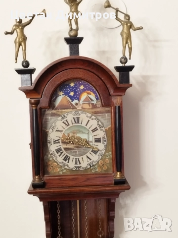 Антикварен холандски стенен-Фрезийски часовник,, снимка 6 - Антикварни и старинни предмети - 52618174