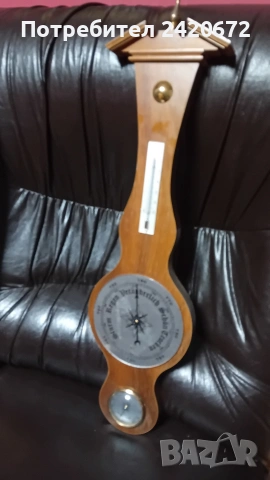 старинен барометър,термометър,влагометър, снимка 6 - Колекции - 53702771