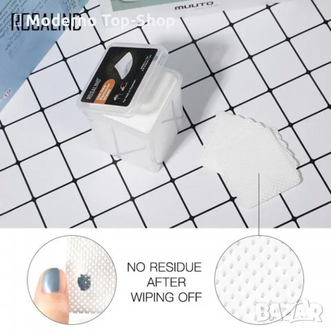 Висок клас безвлакнести тампони в кутия ROSALIND (перфорирани) 200 броя, снимка 4 - Продукти за маникюр - 39892452