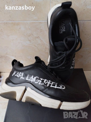karl lagerfeld kl51710-000 - страхотни мъжки кецове 43, снимка 4 - Маратонки - 52055925