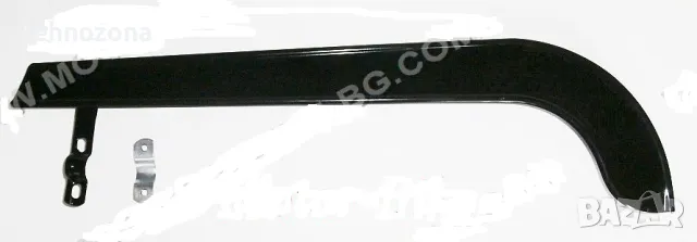 Велосипеден предпазител за верига метален черен