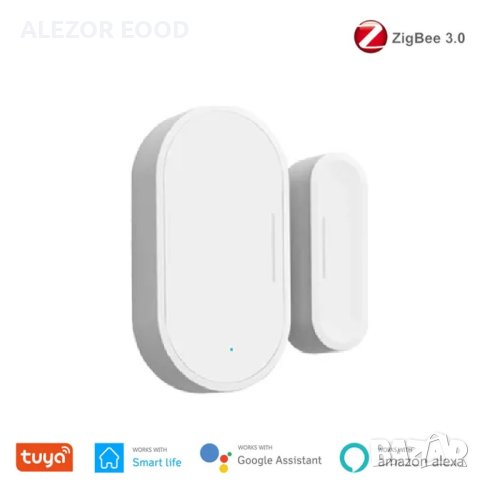 Wi-Fi smart магнитен сензор за прозорци и врати - Smart Life 20214251