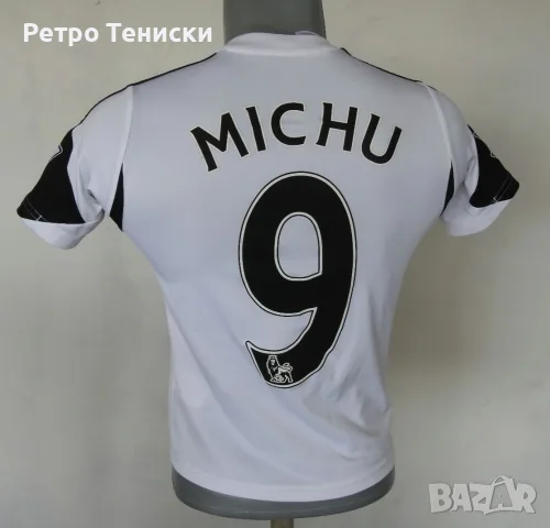 Тениска на Swansea City • домакински екип • Michu #9 • adidas • бяло • размер M • Деца