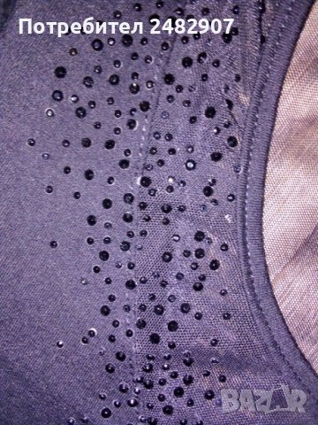 Ефектна дамска блуза, снимка 3 - Тениски - 38802959