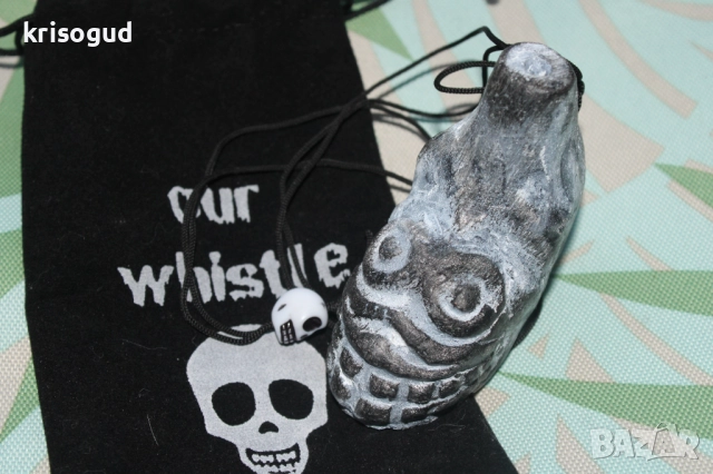 Забавна колекционерска глинена свирка на Ацтеките, мъртвешки звуци, снимка 2 - Колекции - 52420992