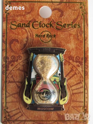 Оригинална метална значка Hard Rock Cafe Москва, Русия,рядка, снимка 2 - Други ценни предмети - 35272266