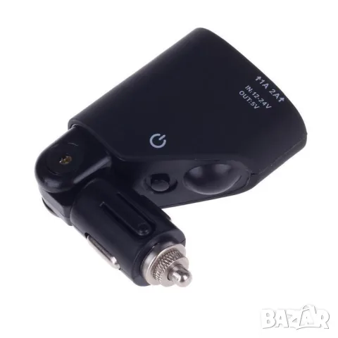 Разклонител за запалка с 1 гнездо 2 USB порта и подвижно рамо, снимка 3 - Аксесоари и консумативи - 55863068