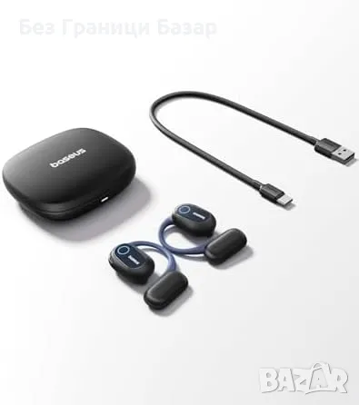 Нови Baseus Open-Ear слушалки, LDAC Hi-Res, 60H, AI микрофони за музика, снимка 9 - Слушалки и портативни колонки - 49548247