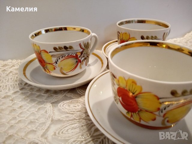 Руски порцелан , снимка 4 - Чаши - 40277808