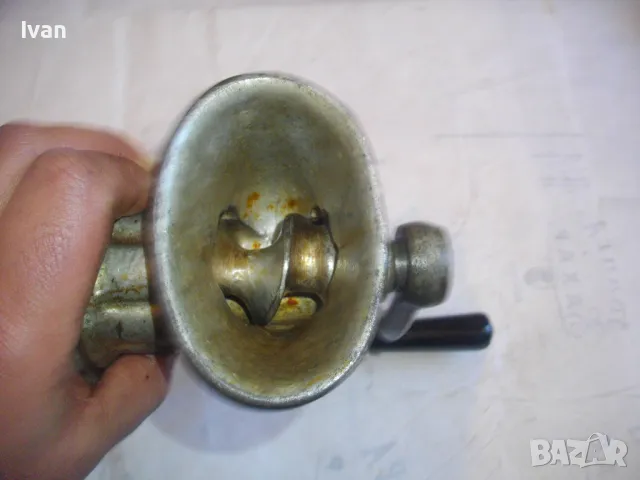 1973г. РУСКА СССР СОЦ РЕТРО ВИНТИДЖ РЪЧНА МЕСОМЕЛАЧКА РАЗМЕР №5 ПОЧТИ НОВА МАСИВНА, снимка 7 - Други инструменти - 48062465