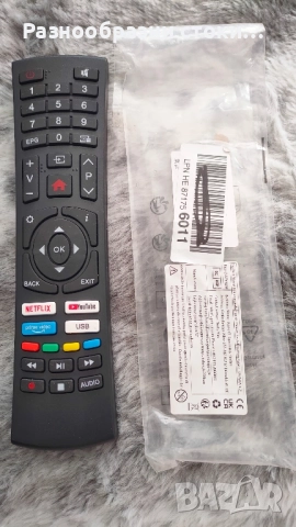 Дистанционно управление за телевизор с директни бутони за Netflix, YouTube, Prime Video и USB