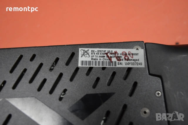 Видео карта XFX Radeon RX 5700 XT THICC III Ultra, 8GB GDDR6, 256-bit, снимка 10 - Видеокарти - 53709824