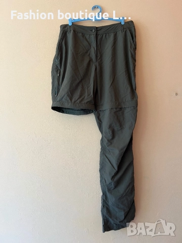 Ice Peak Дамски зелен шушляков панталон с джобове 38 размер с цип за премахване на крачолите 💚💚💚, снимка 12 - Панталони - 52117035