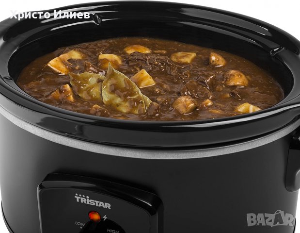 УРЕД ЗА БАВНО ГОТВЕНЕ Tristar 3,5 литра Slow Cooker, снимка 3 - Мултикукъри - 40072786