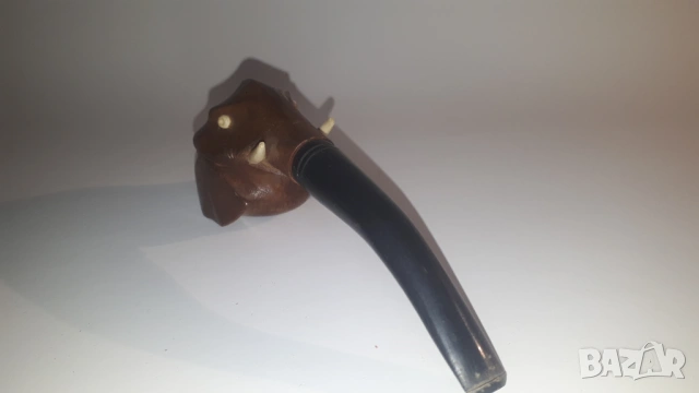 Дървена лула с формата на слон