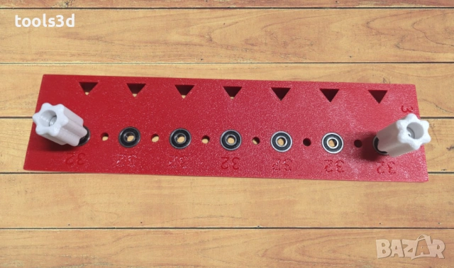 Шаблон за рафтоносачи с лагери.