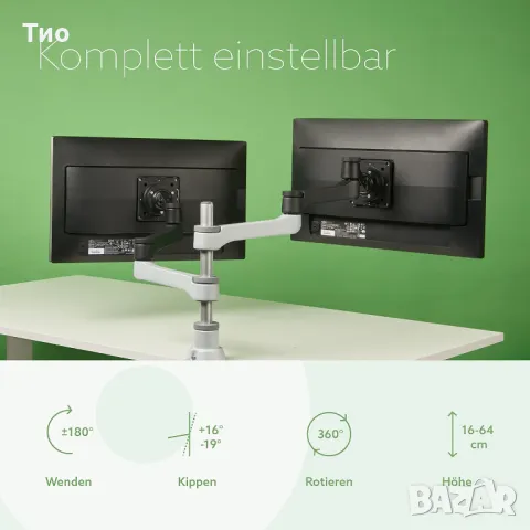 R-Go Zepher 4 C2, стойка за монитор, 13-40', 8кг, снимка 6 - Монитори - 49656382