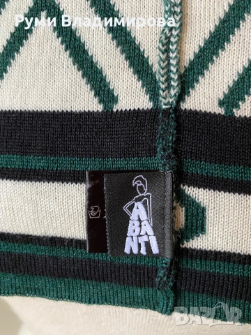 Звлен шал тип яка от 100 % вълна мерино, снимка 9 - Шалове - 53280492