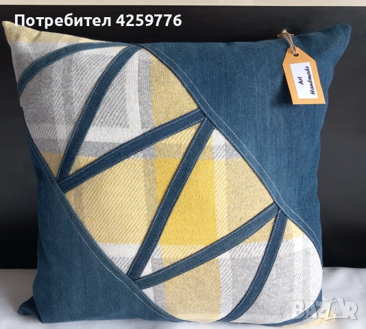 Декоративни възглавници- ръчно изработени НОВИ, снимка 13 - Декорация за дома - 53350160