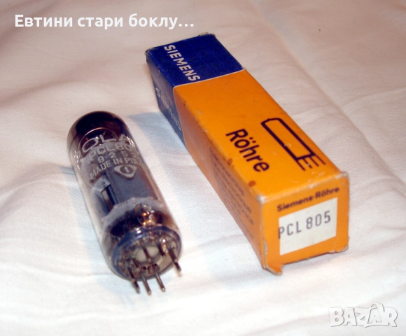 Радиолампи Polam PCL 805 , снимка 9 - Друга електроника - 52540221