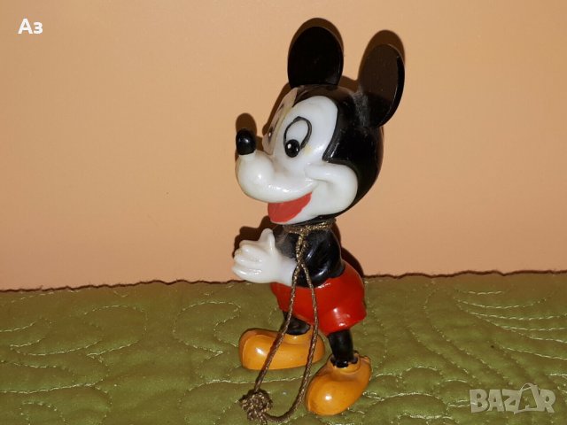 Стара кукла Мики Маус целулоид Mickey Mouse от 1940 - 1950-те години