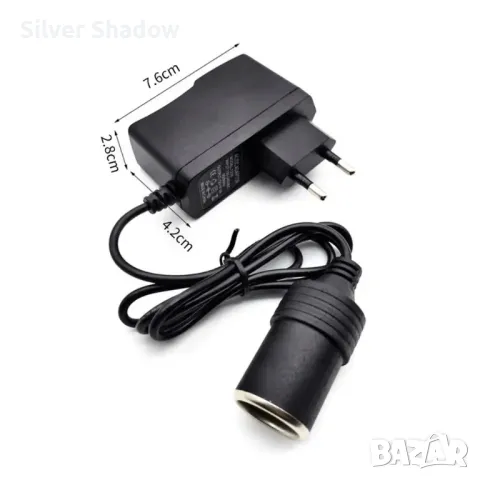 Адаптер от 220 на 12 V 600 mAh - тип запалка за кола, снимка 2 - Други - 47486003