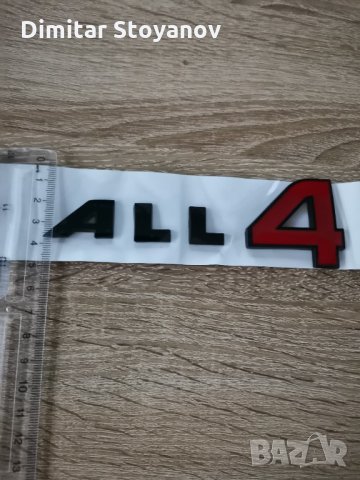 Емблема Лого MINI Cooper ALL 4 Мини Купър черно и червено, снимка 3 - Аксесоари и консумативи - 34177969