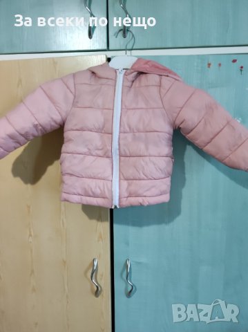 Есенно зимно яке на Primark 12-18м. в розов цвят , снимка 1 - Бебешки якета и елеци - 41821679
