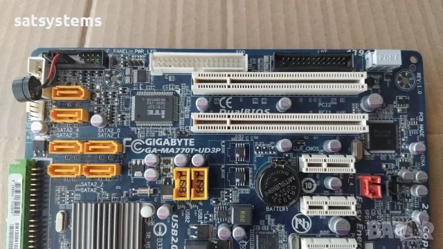 Дънна платка Gigabyte GA-MA770T-UD3P Socket AM3, снимка 6 - Дънни платки - 56169130