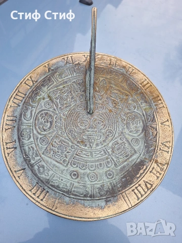 Слънчев часовник, снимка 2 - Антикварни и старинни предмети - 53478879