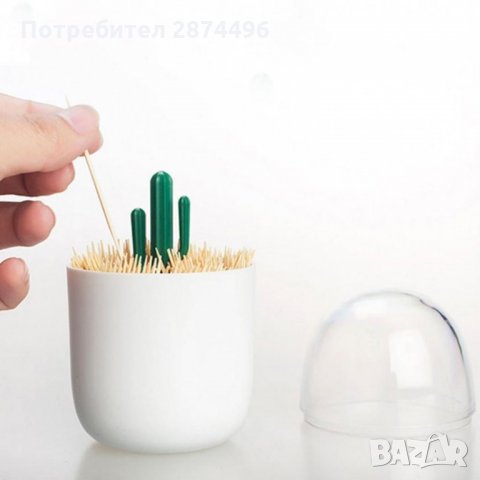 2538 Канистер за клечки за уши и клечки за зъби, снимка 4 - Други стоки за дома - 35762232