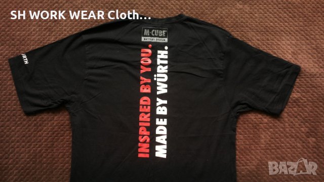 WURTH Work Wear T-Shirt размер М работна тениска W3-43, снимка 5 - Тениски - 41897809