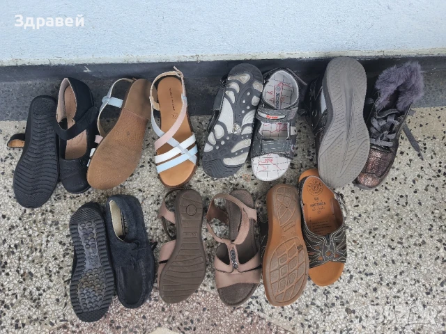 дамски сандали велкро 37 номер, снимка 2 - Маратонки - 50663103