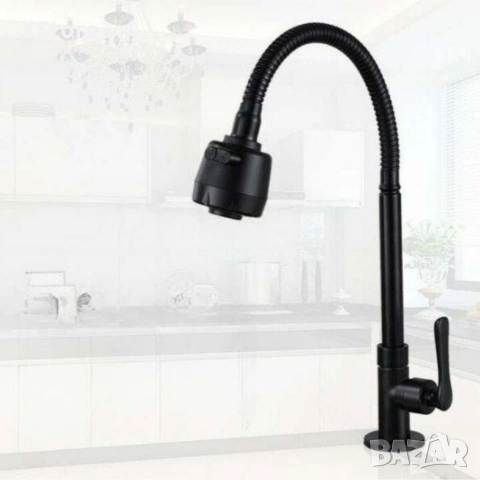 Кухненски смесител , стил и красота в черно САМО ЗА СТУДЕНА ВОДА