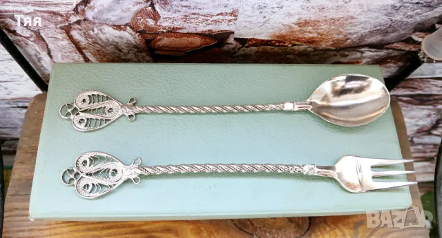 Десертни прибори ФИЛИГРАН , снимка 2 - Прибори за хранене, готвене и сервиране - 50240923