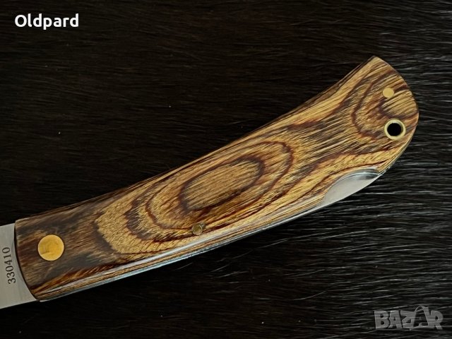 Сгъваем нож (острието - 8,2 см) за лов, туризъм или къмпинг Linder. Reisender Medium (330410), снимка 5 - Ножове - 41852130