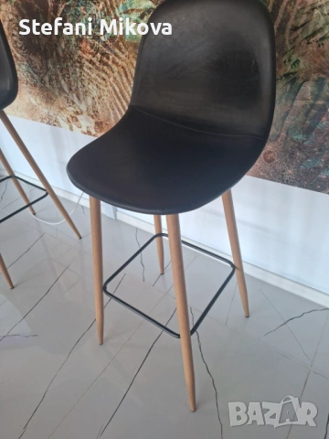 Бар столове, изкуствена кожа, снимка 4 - Столове - 53802583