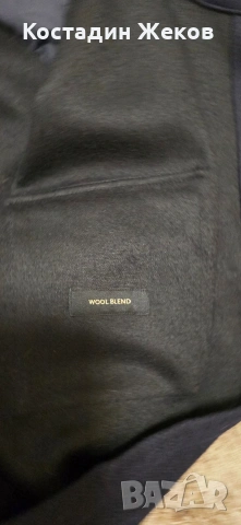 Мъжко връхно яке тип риза (overshirt) в тъмносин цвят. Massimo Dutti. Като ново., снимка 10 - Якета - 53827620