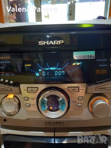  Компонентна система  SHARP , снимка 3 - Аудиосистеми - 41422021