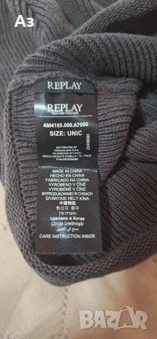 шапка REPLAY, снимка 4 - Шапки - 53490463