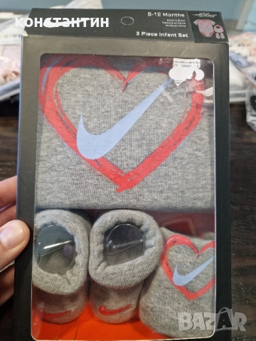 сет 3 части Nike 6-12м, снимка 2 - Комплекти за бебе - 52278020