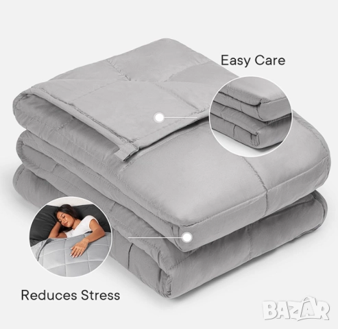 Одеяло с тежести /тежко одеяло/ - 6кг - 125х180см, снимка 6 - Олекотени завивки и одеяла - 52962843