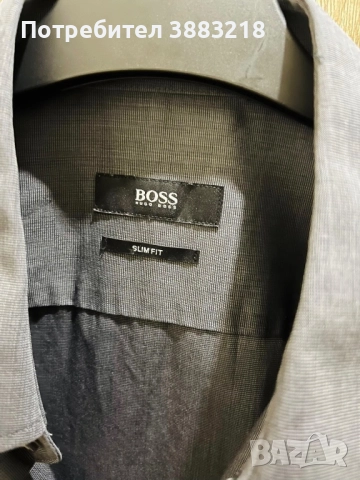 Мъжка риза Boss, снимка 3 - Ризи - 52275261