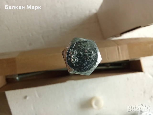 Болтове М12х320 с гайки – НОВИ! Якост 8.8 – 10 броя – 19 лв 🔩, снимка 3 - Други машини и части - 51205941