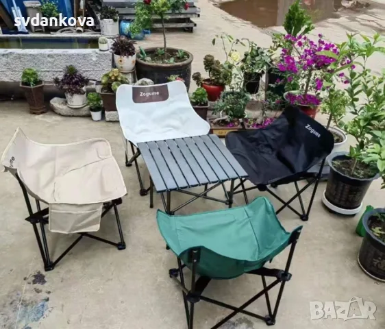 КОМПЛЕКТ СГЪВАЕМИ ГРАДИНСКИ МАСА И СТОЛОВЕ!