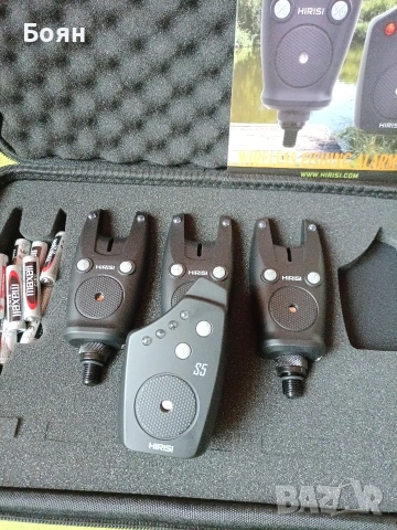 Сигнализатори на марката Hirisi, 3+1. Нови, отворени само за проба. Батриите са бонус към комплекта., снимка 3 - Такъми - 53062106